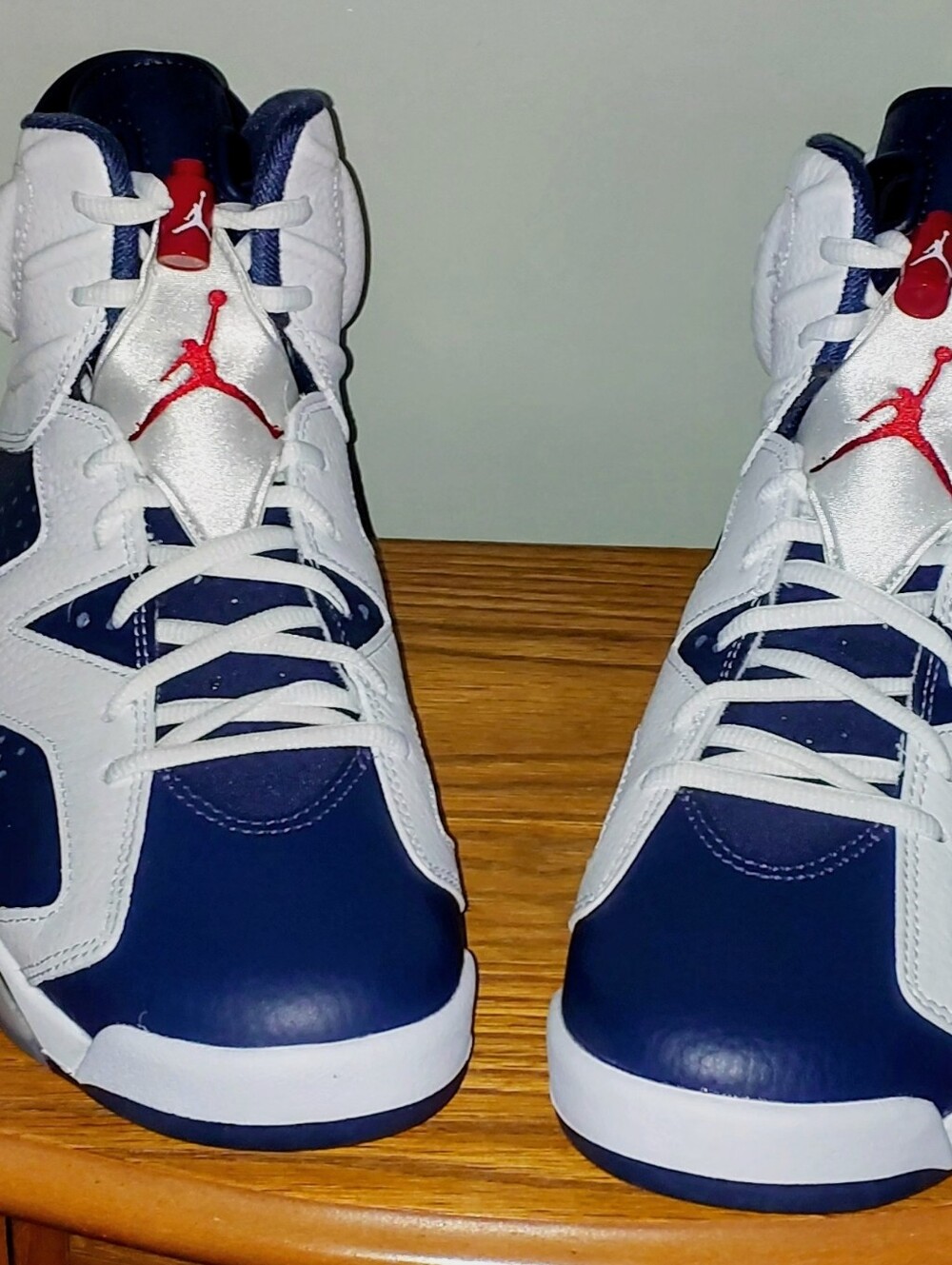 Air Jordan 6 Retro "Olympic" 2024 Midnight Navy Men's Size 11 CT8529 141